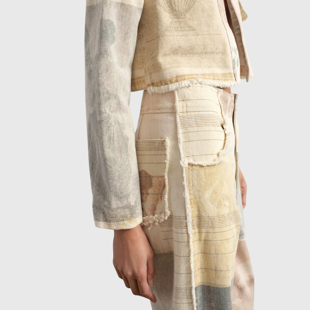 Willemien | Wijde Broek met Kunstprint