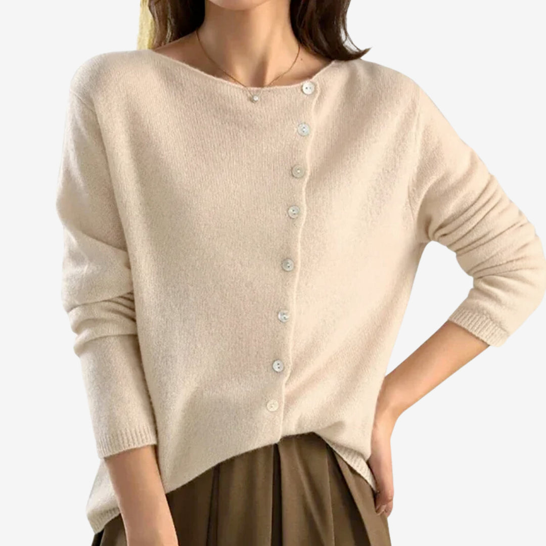 Minke | Verfijnd Vest met Knoopsluiting