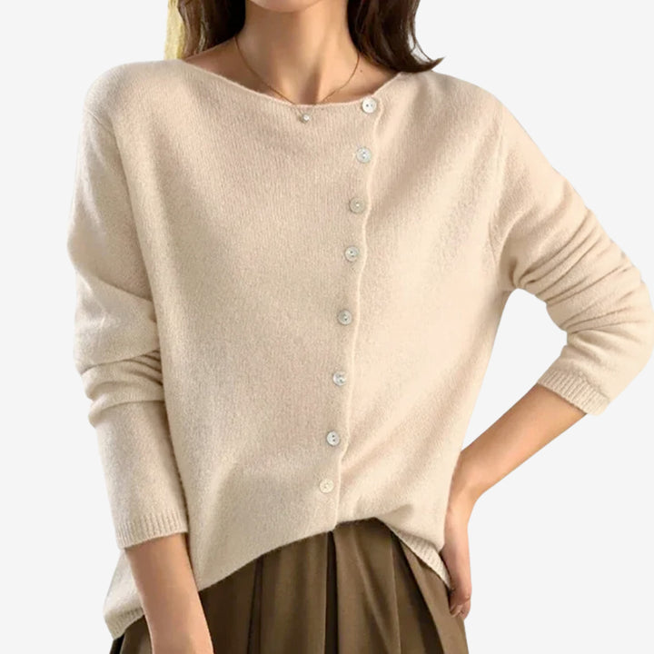 Minke | Verfijnd Vest met Knoopsluiting