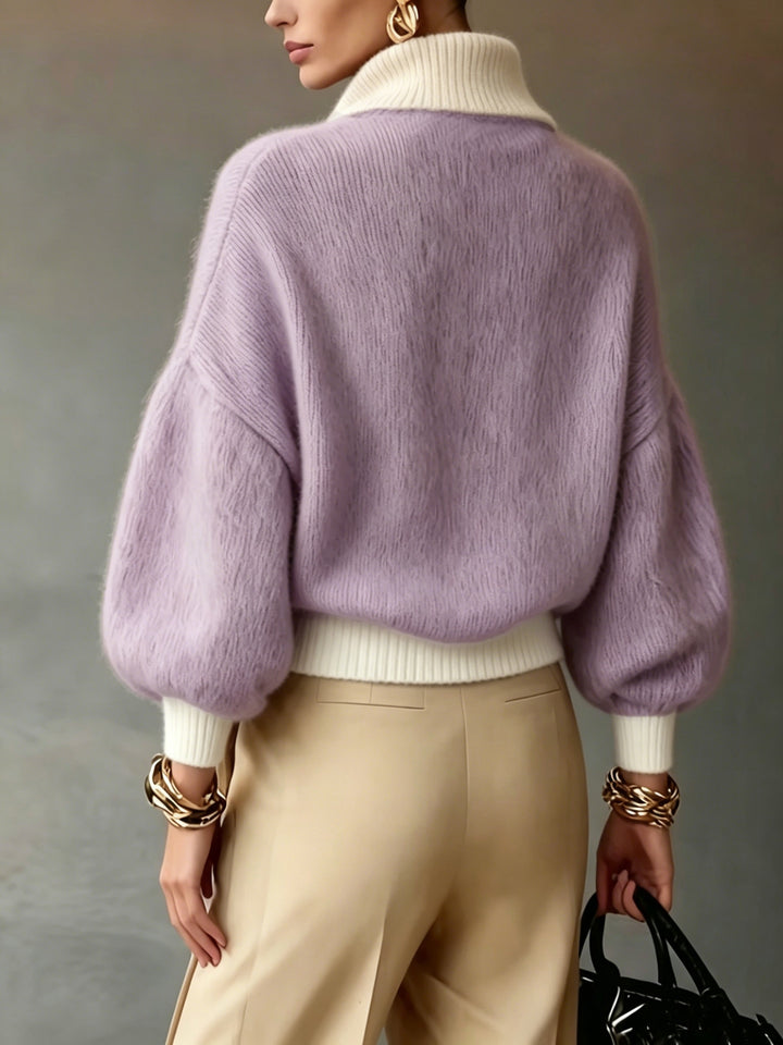 Corrie | Zachte Half-Zip Trui