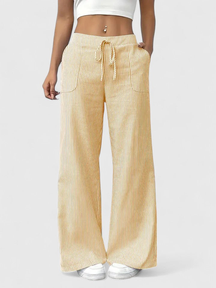 Bea | Soepel Vallende Wijde Broek