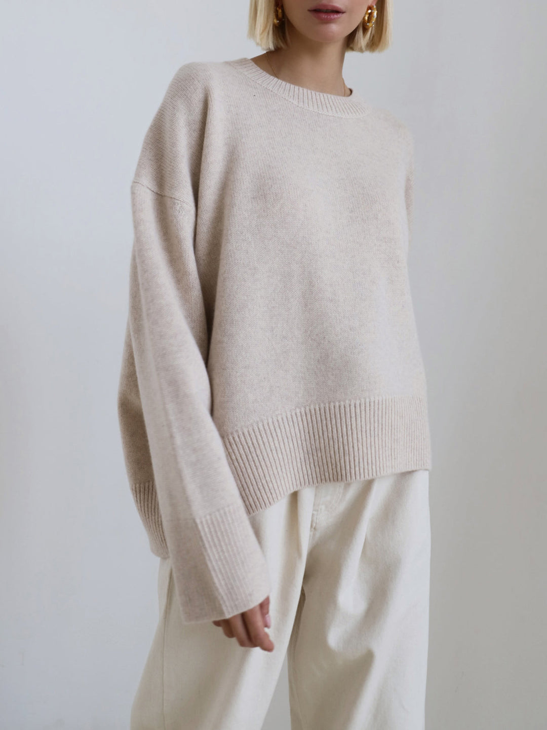Annelies | Oversized Ronde-Hals Trui