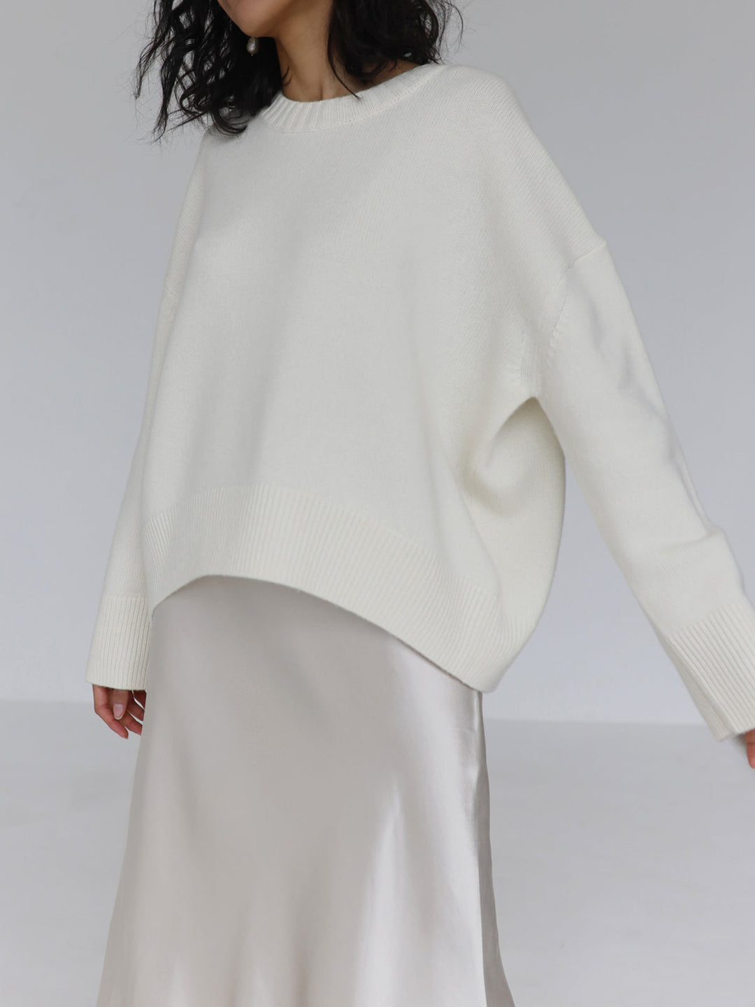 Annelies | Oversized Ronde-Hals Trui
