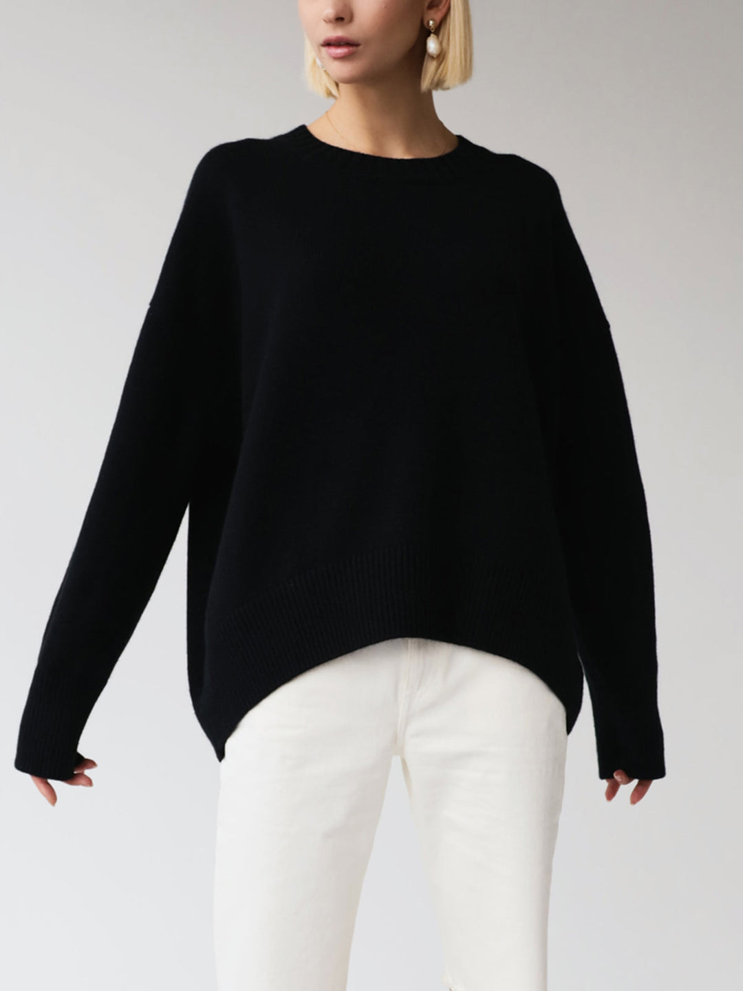 Annelies | Oversized Ronde-Hals Trui