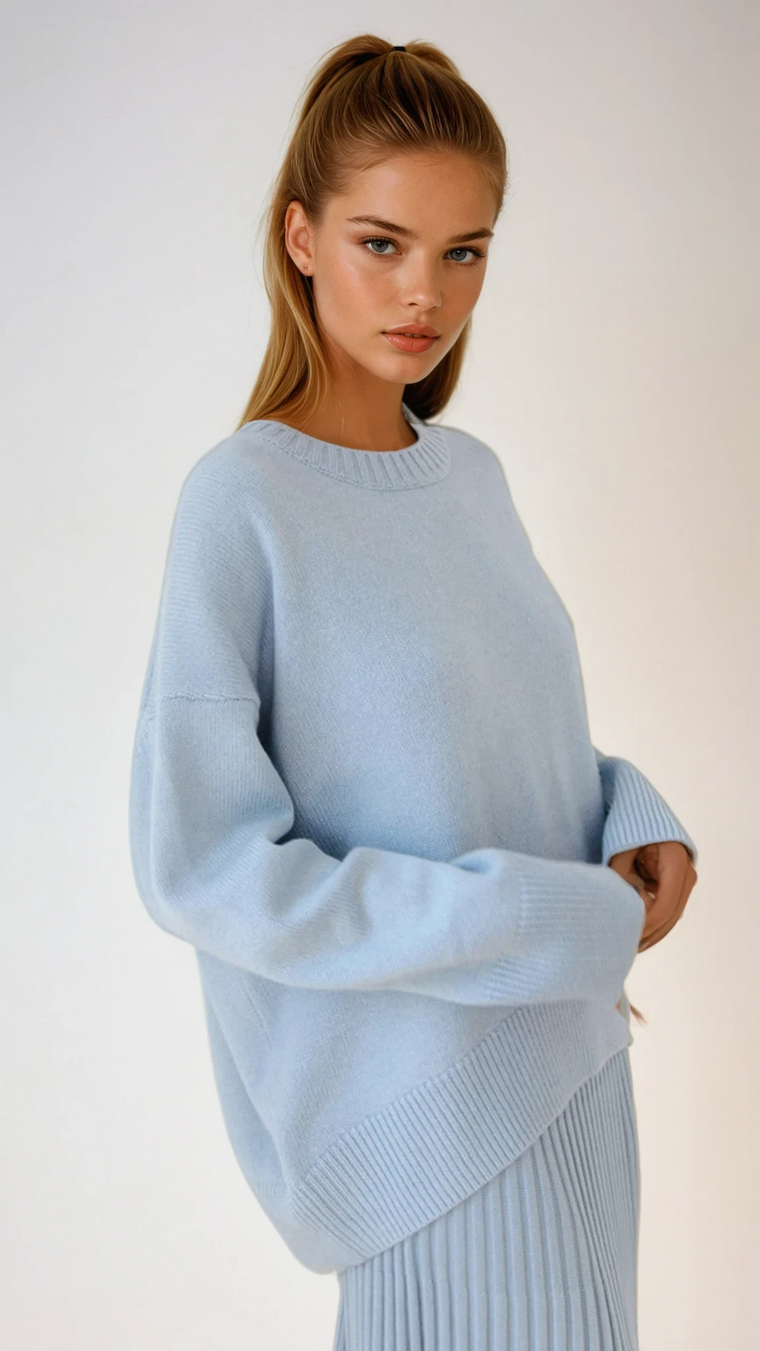 Annelies | Oversized Ronde-Hals Trui