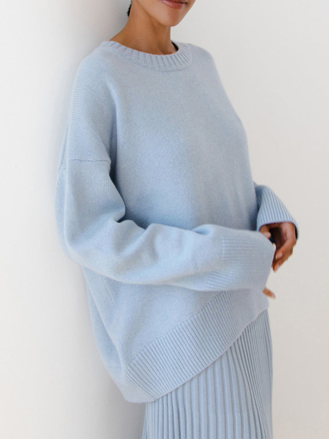Annelies | Oversized Ronde-Hals Trui
