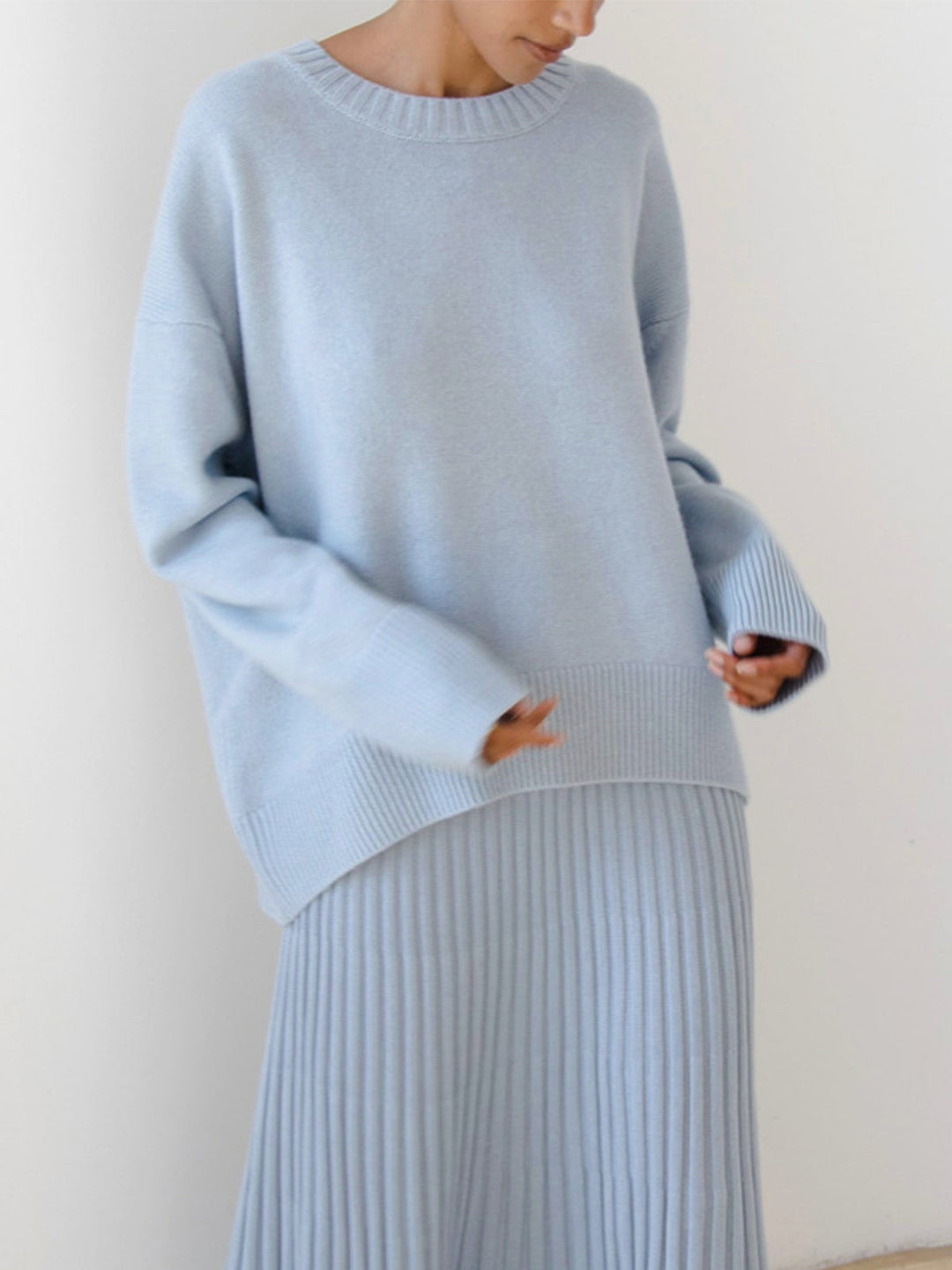 Annelies | Oversized Ronde-Hals Trui