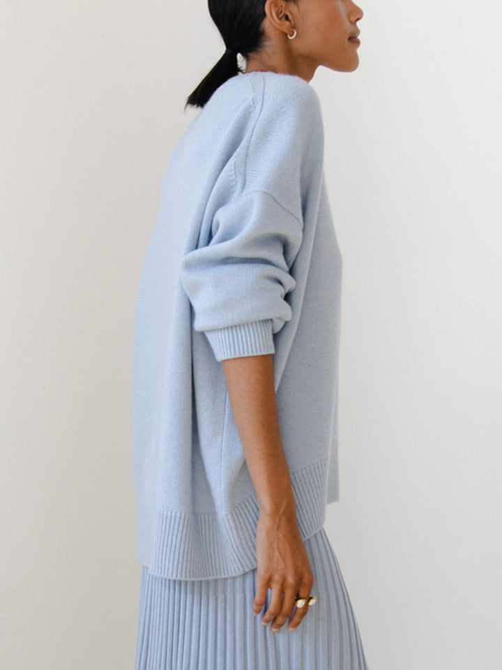 Annelies | Oversized Ronde-Hals Trui