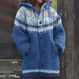 Sjoukje | Warm Omslagvest met Capuchon