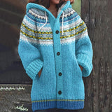 Tineke | Warm Gebreid Vest met Capuchon