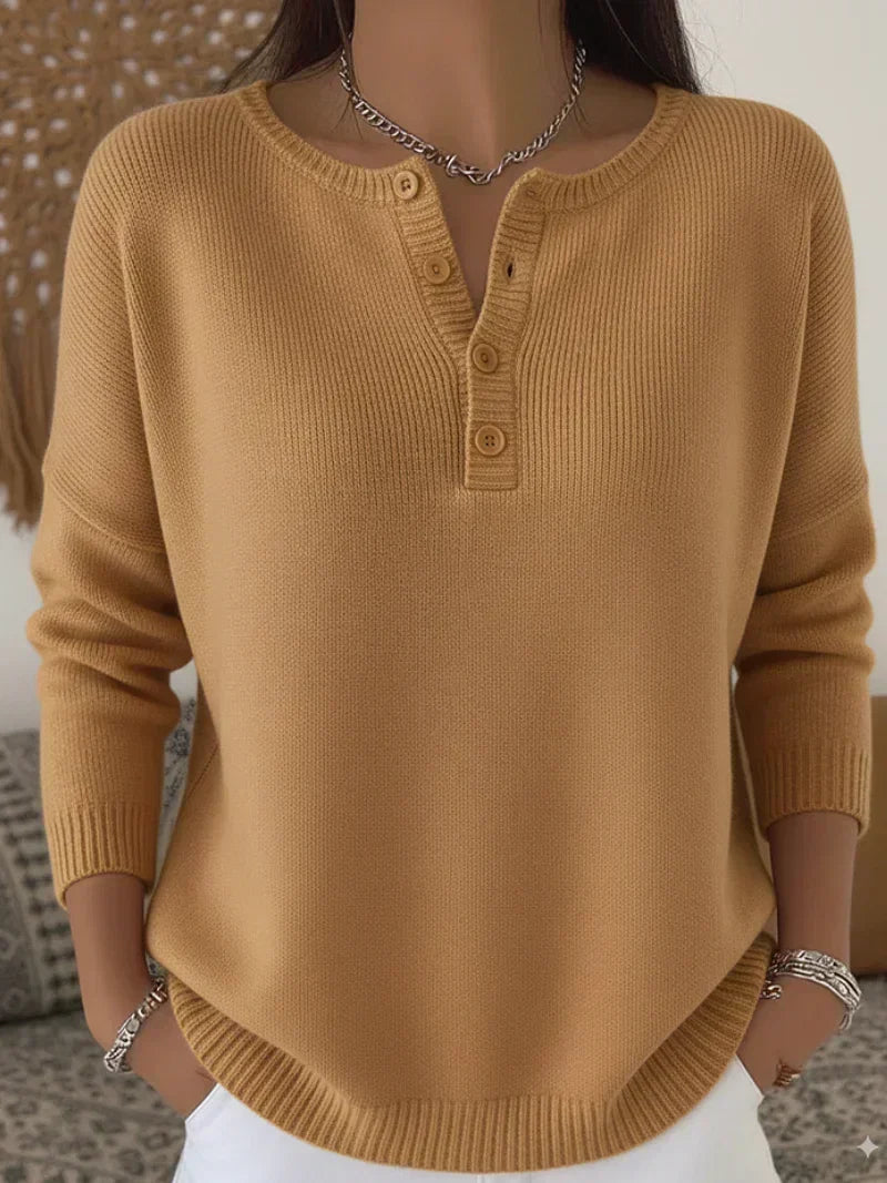 Judith | Verfijnde Henley-Trui