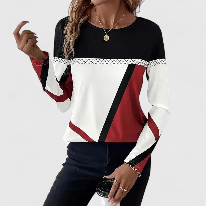 Isa | Elegante Colourblock Top