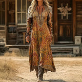Wilma | Sierlijke Bohemian Maxi-jurk