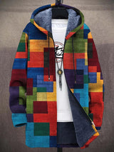 Hetty | Kleurrijk Vest met Capuchon