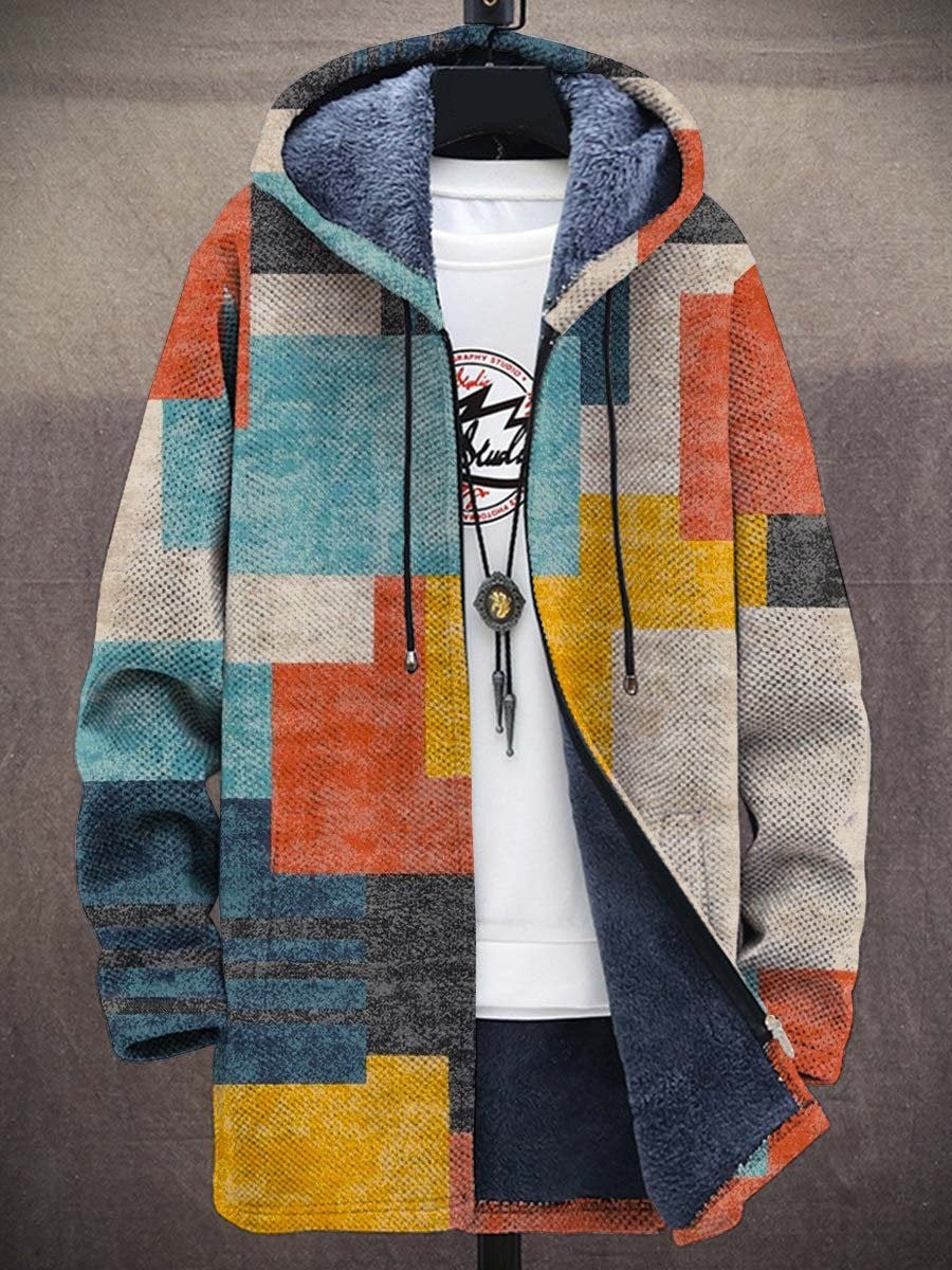 Hetty | Kleurrijk Vest met Capuchon