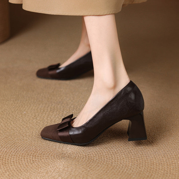 Aukje | Elegante Pumps met Blokhak