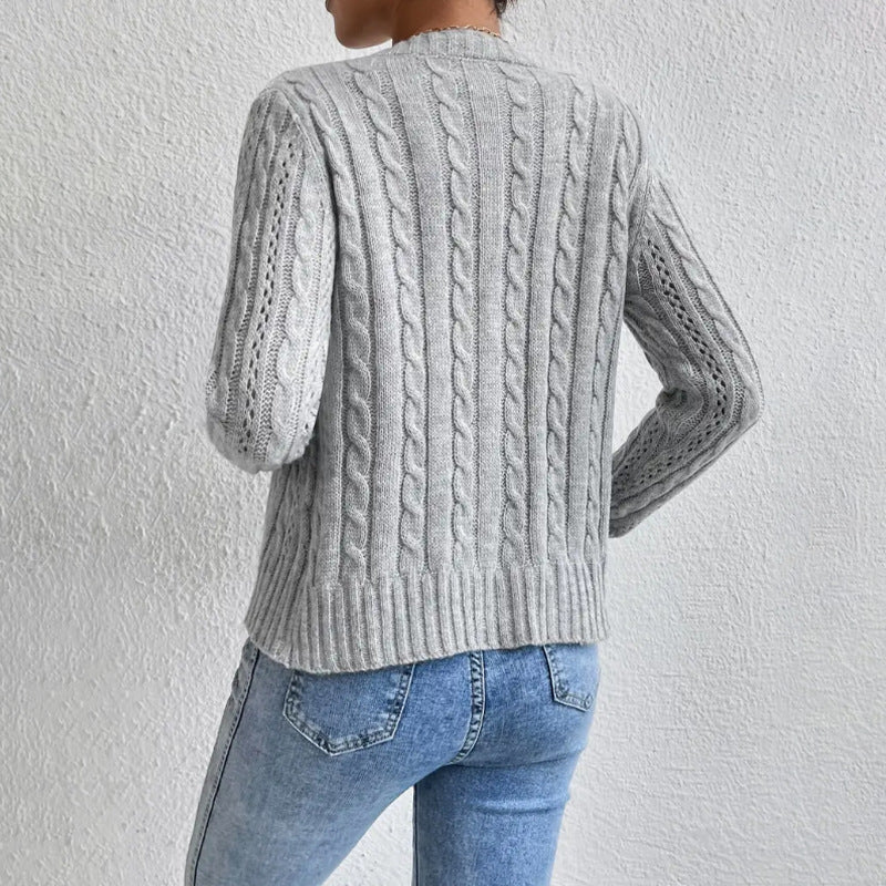 Lieselotte | Verfijnd Kabelgebreid Vest