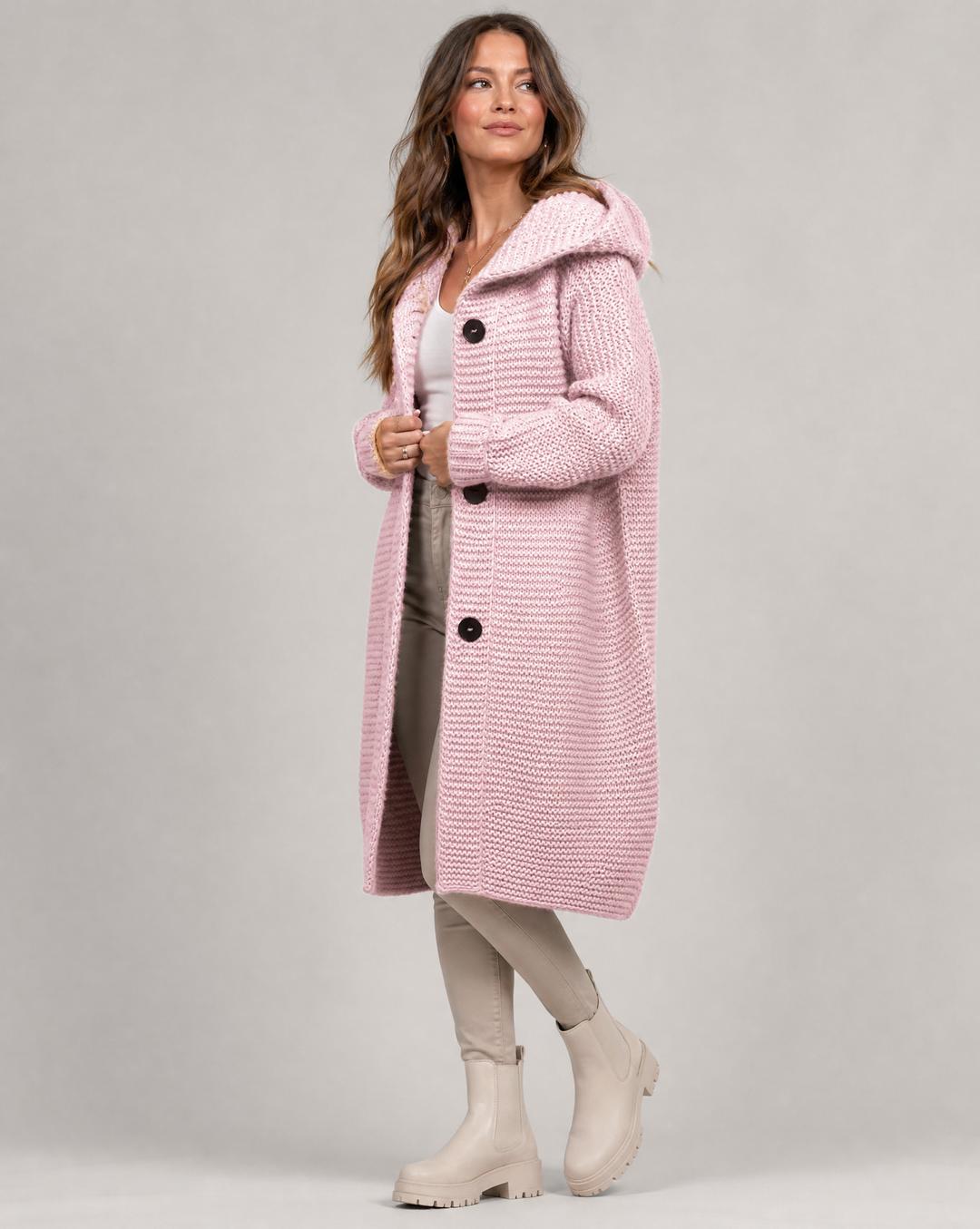 Geeske | Oversized Vest met Capuchon