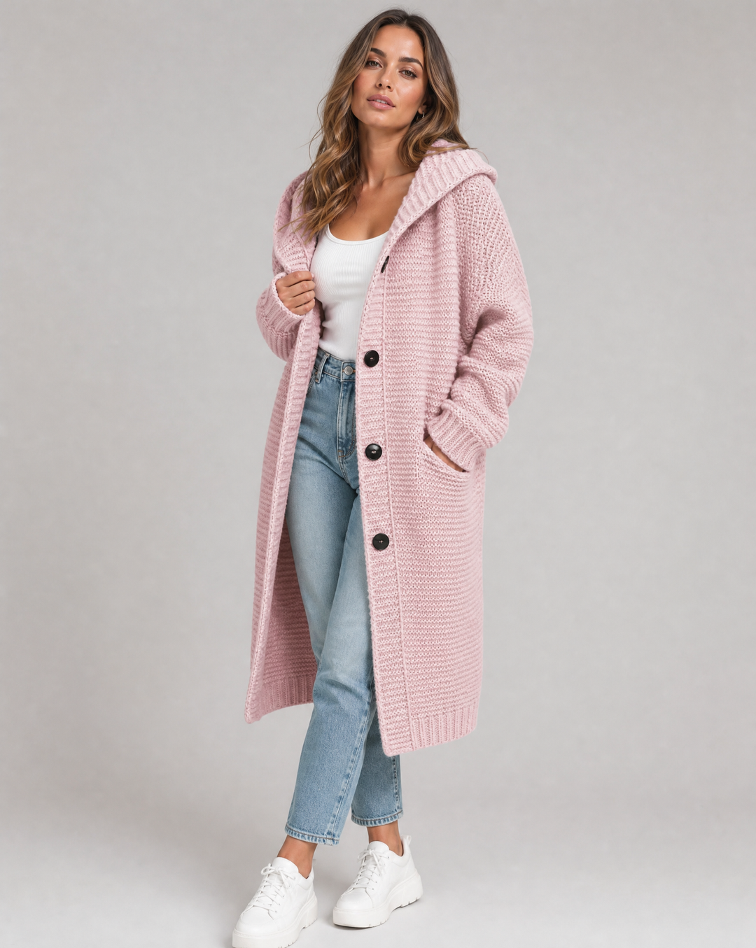 Geeske | Oversized Vest met Capuchon