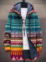Roosanne | Warm gevoerd vest met kunstzinnig patroon