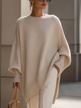 Harmina | Oversized Gedrapeerde Trui