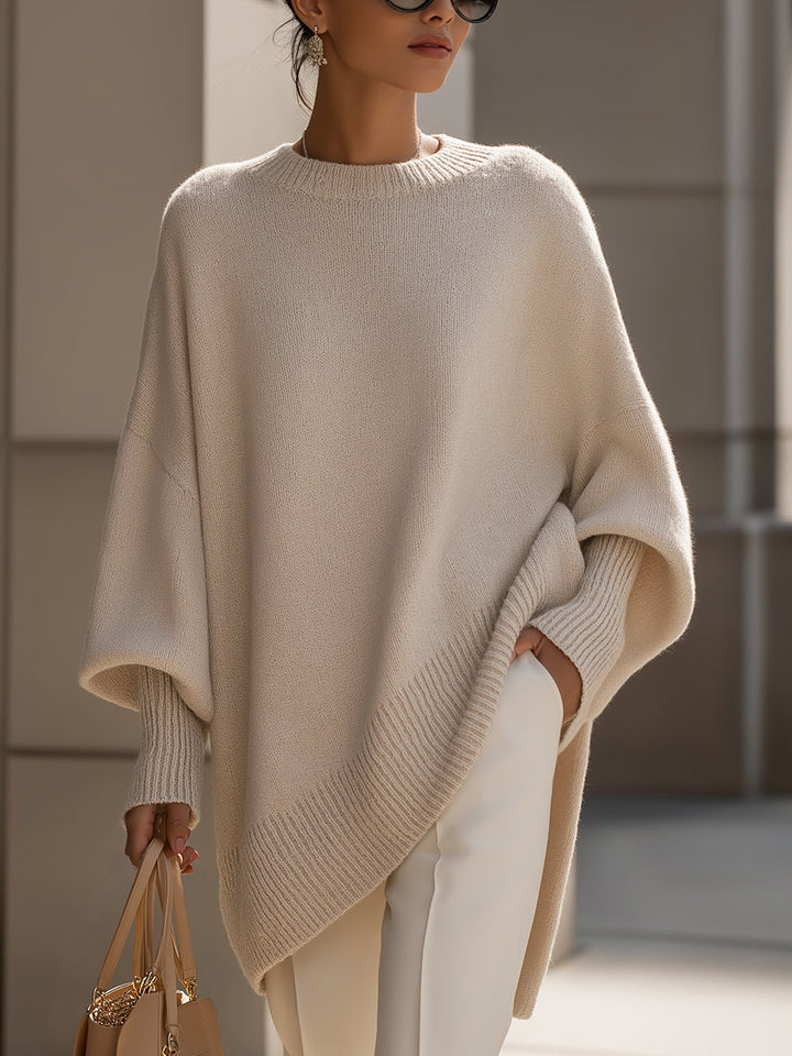 Harmina | Oversized Gedrapeerde Trui