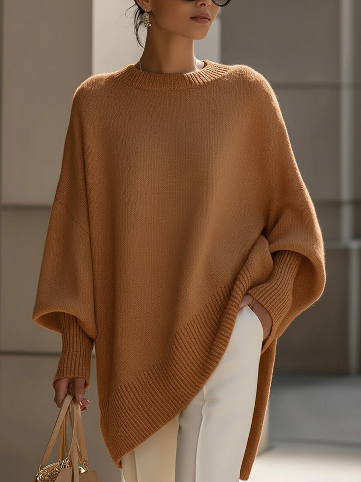 Harmina | Oversized Gedrapeerde Trui