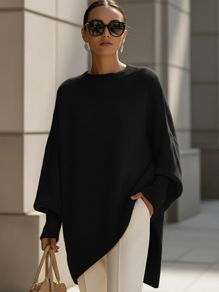 Harmina | Oversized Gedrapeerde Trui