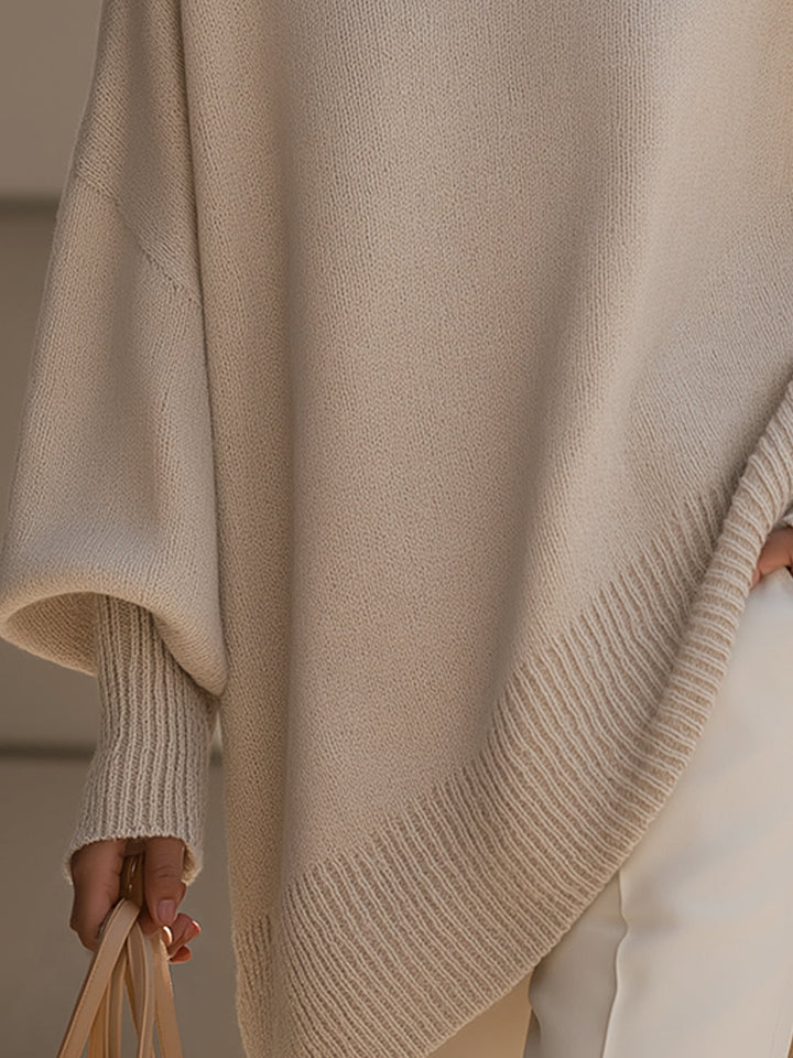 Harmina | Oversized Gedrapeerde Trui