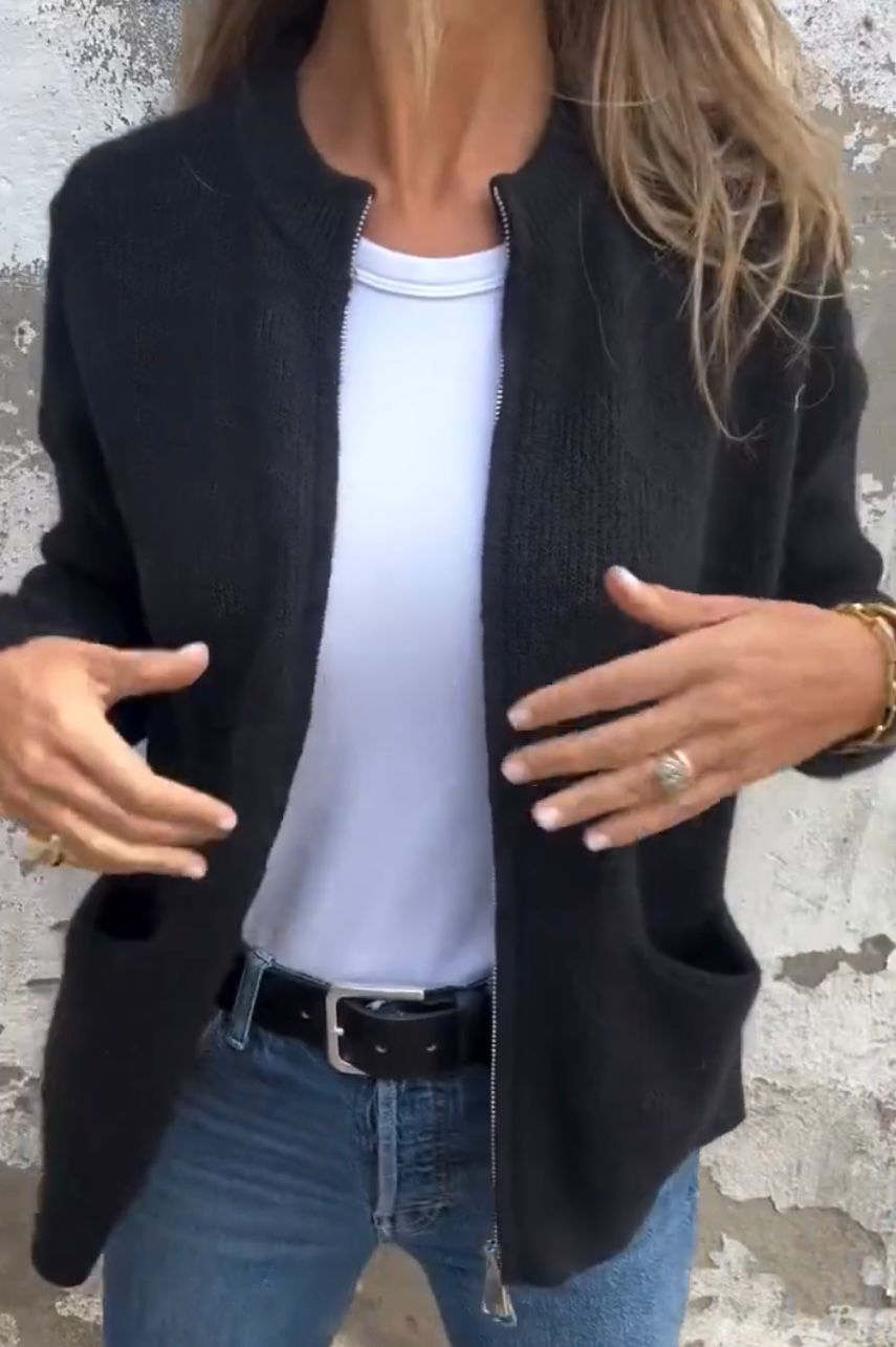Nanda | Verfijnd Gebreid Vest