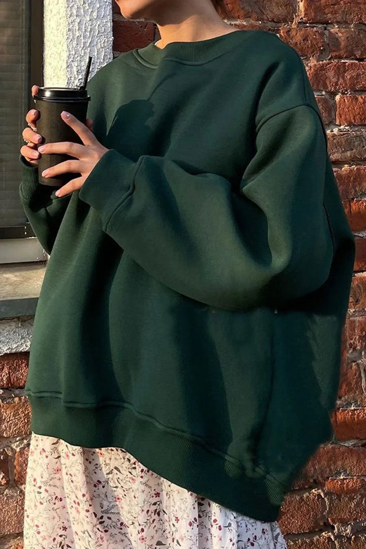 Bente | Ruimvallende Sweater met Ronde Hals