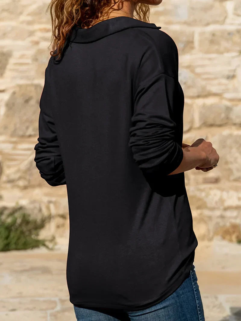 Annechien | Verfijnde Half-Zip Trui