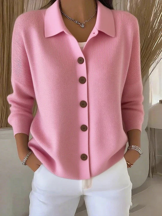 Coby | Verfijnd Vest met Knoopsluiting