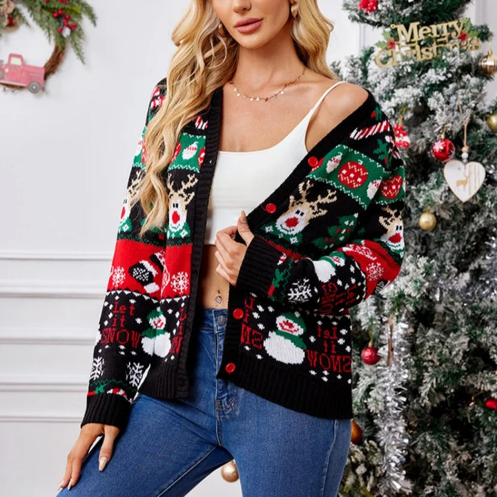 Willeke | Feestelijk Gebreid Kerstvest