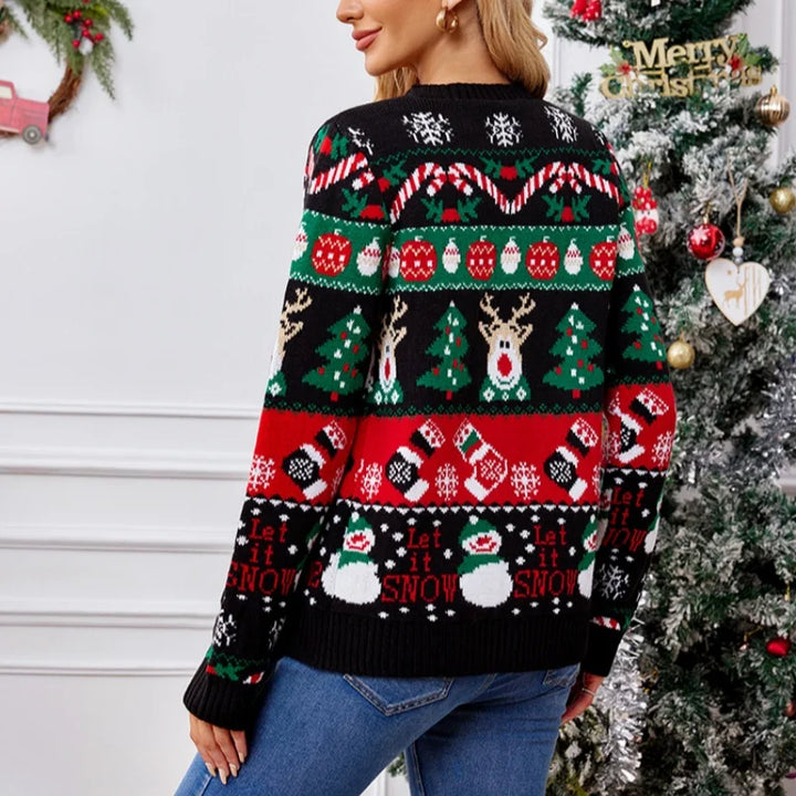 Willeke | Feestelijk Gebreid Kerstvest