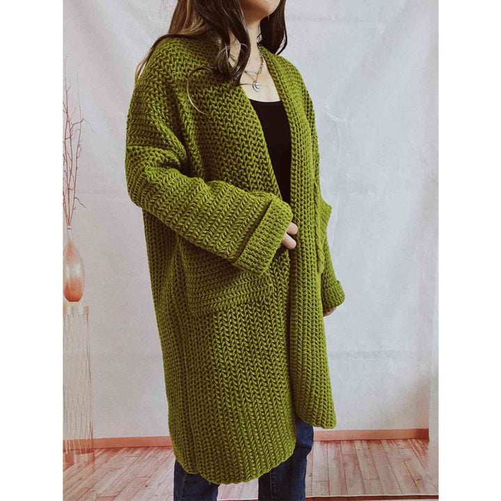 Anita | Grofgebreide Lange Vest