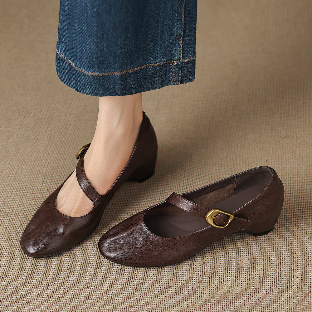 Rozalien | Elegante Mary Janes met Gespsluiting