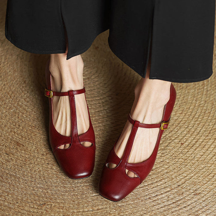 Berber | Elegante T-band Pumps