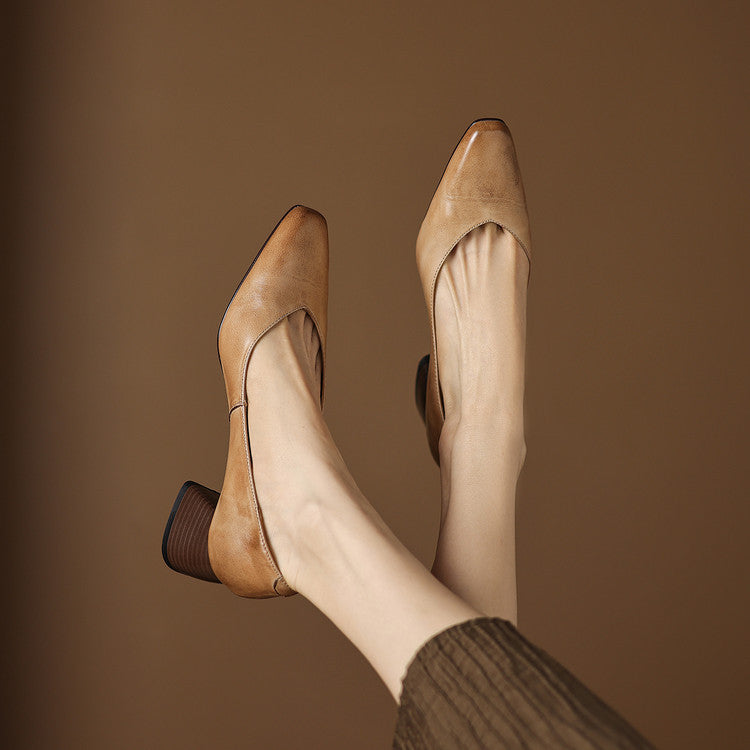 Hieke | Elegante Pump met Blokhak