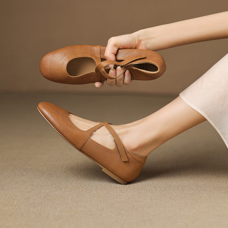Fiene | Verfijnde Gekruiste Ballerina's