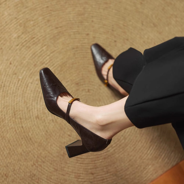 Lize | Elegante Pumps met Enkelbandje