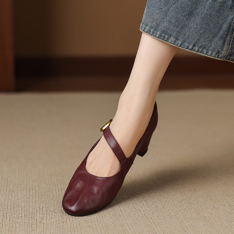 Rozalien | Elegante Mary Janes met Gespsluiting