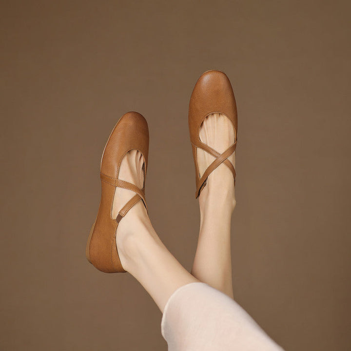 Fiene | Verfijnde Gekruiste Ballerina's