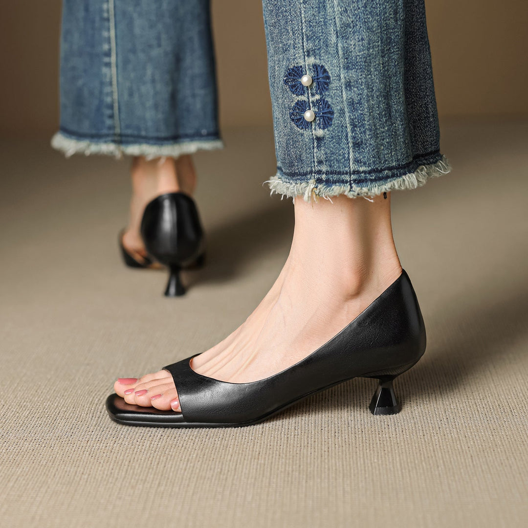 Laurien | Elegante Open-Teen Pumps