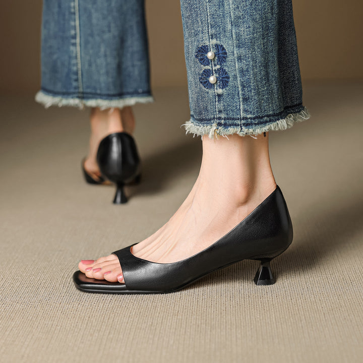 Laurien | Elegante Open-Teen Pumps