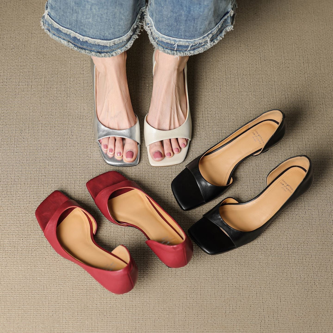 Laurien | Elegante Open-Teen Pumps