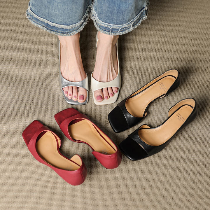 Laurien | Elegante Open-Teen Pumps