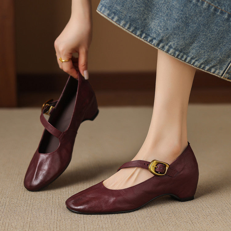 Rozalien | Elegante Mary Janes met Gespsluiting