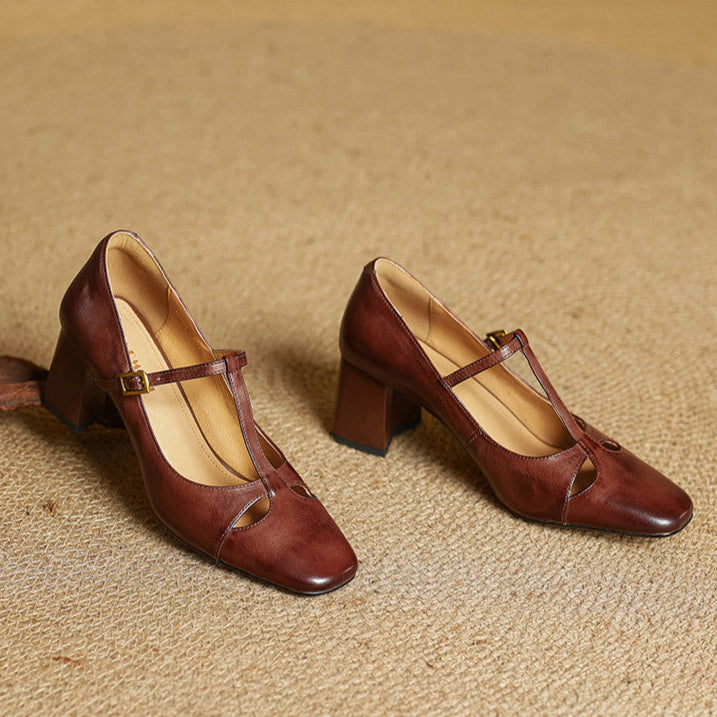 Berber | Elegante T-band Pumps