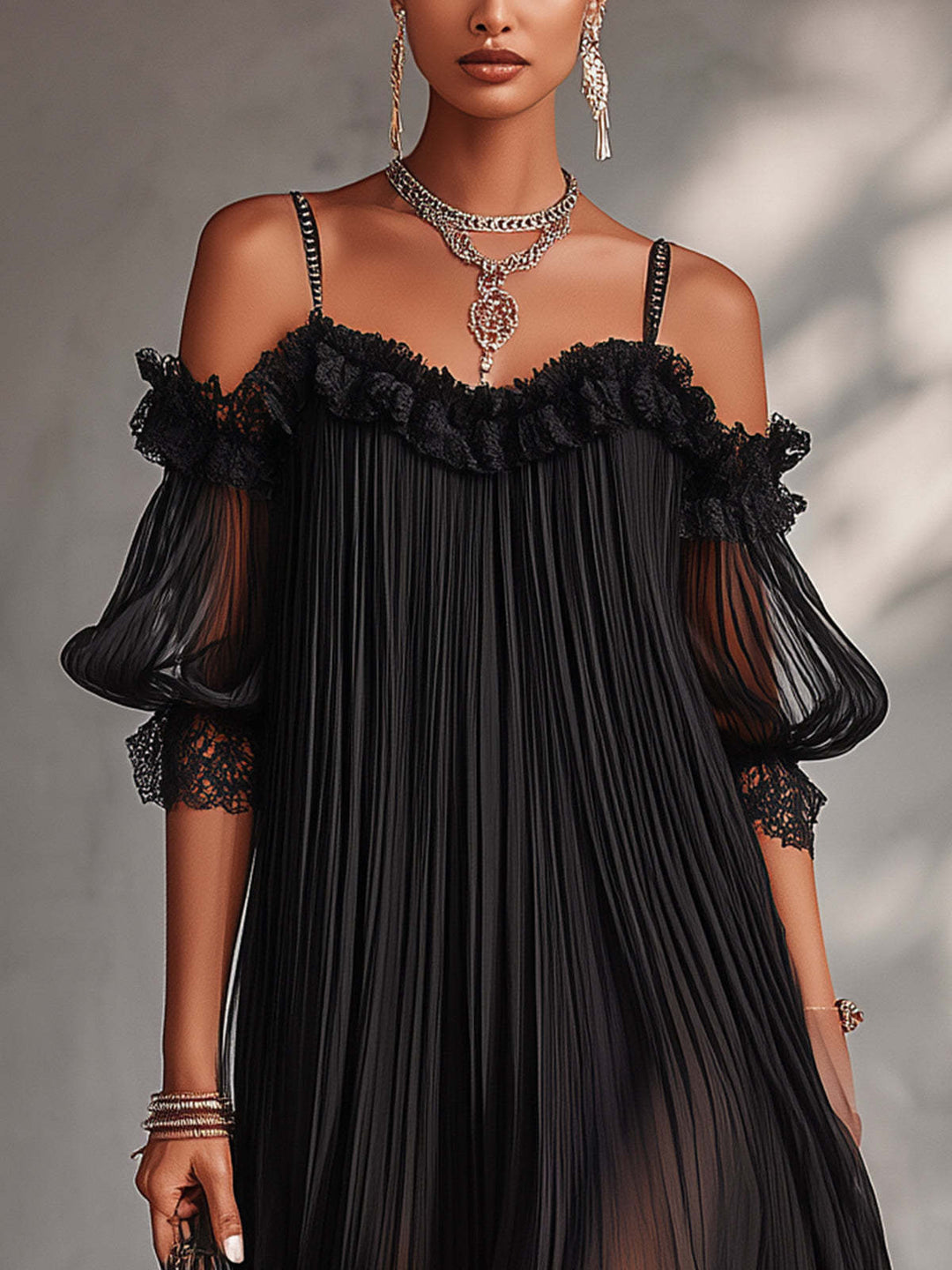 Machteld | Sierlijke Off-Shoulder Jurk